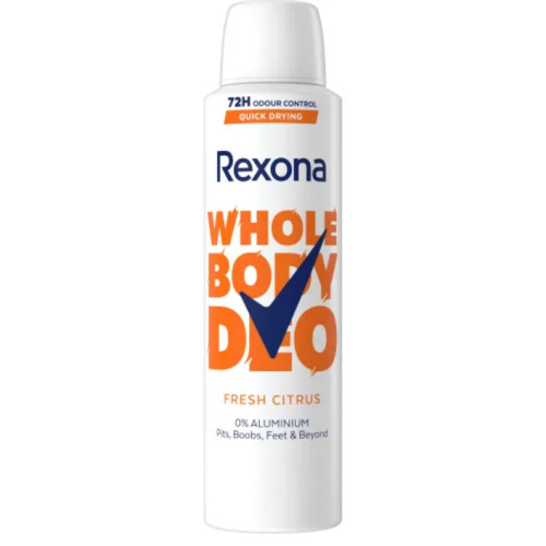 Дезодорант-аерозоль для всього тіла Rexona Цитрусова свіжість, 150 мл